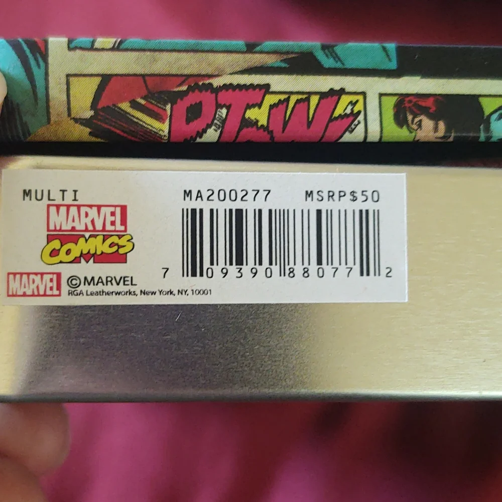 Marvel Captain America Chain‎ Leather Wallet